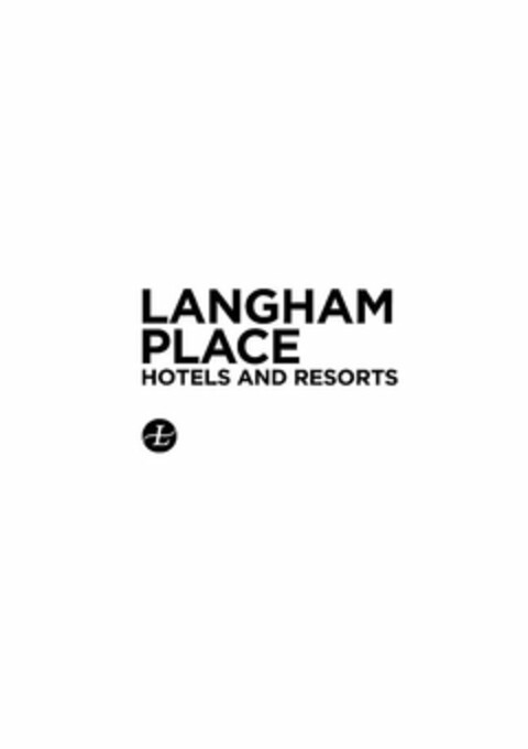 LANGHAM PLACE HOTELS AND RESORTS L Logo (USPTO, 18.10.2012)