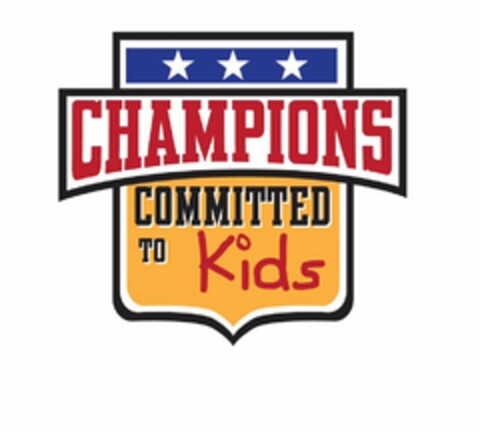 CHAMPIONS COMMITTED TO KIDS Logo (USPTO, 11.07.2013)