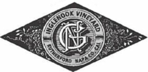 GN INGLENOOK VINEYARD RUTHERFORD NAPA CO. CAL Logo (USPTO, 10/16/2013)