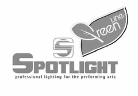 S SPOTLIGHT GREEN LINE PROFESSIONAL LIGHTING FOR THE PERFORMING ARTS Logo (USPTO, 20.01.2014)