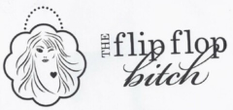 THE FLIP FLOP BITCH Logo (USPTO, 04/04/2014)