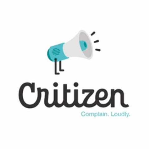 CRITIZEN COMPLAIN. LOUDLY. Logo (USPTO, 10.11.2014)