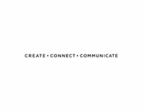CREATE · CONNECT · COMMUNICATE Logo (USPTO, 11.12.2014)