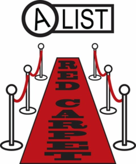 A LIST RED CARPET Logo (USPTO, 30.04.2015)
