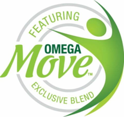 FEATURING EXCLUSIVE BLEND OMEGA MOVE Logo (USPTO, 28.08.2015)