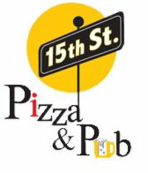 15TH ST. PIZZA & PUB Logo (USPTO, 14.12.2015)