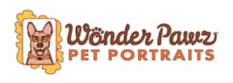 WONDER PAWZ PET PORTRAITS Logo (USPTO, 04.02.2016)