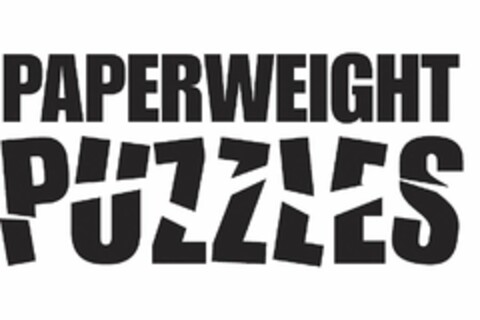 PAPERWEIGHT PUZZLES Logo (USPTO, 02/26/2016)