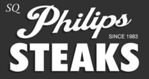 SQ PHILIPS STEAKS SINCE 1983 Logo (USPTO, 03.06.2016)