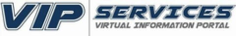 VIP SERVICES VIRTUAL INFORMATION PORTAL Logo (USPTO, 06/20/2016)