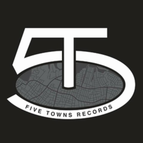 5 T FIVE TOWNS RECORDS Logo (USPTO, 06/27/2016)