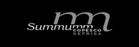 M SUMMUMM COPESCO SEFRISA Logo (USPTO, 25.01.2017)