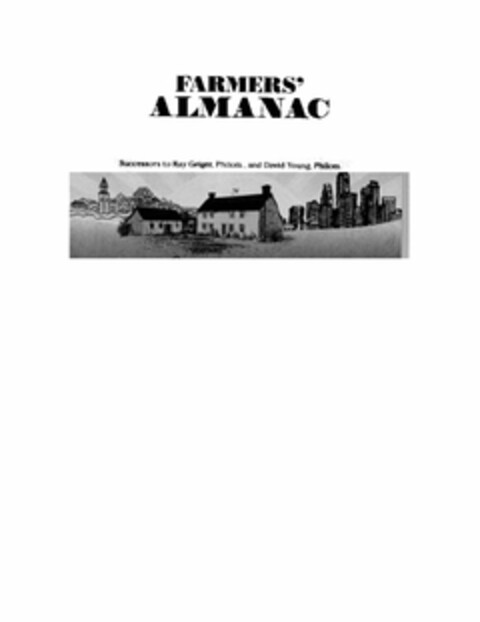 FARMERS' ALMANAC SUCCESSORS TO RAY GEIGER, PHILOM., AND DAVID YOUNG, PHILOM Logo (USPTO, 16.11.2017)