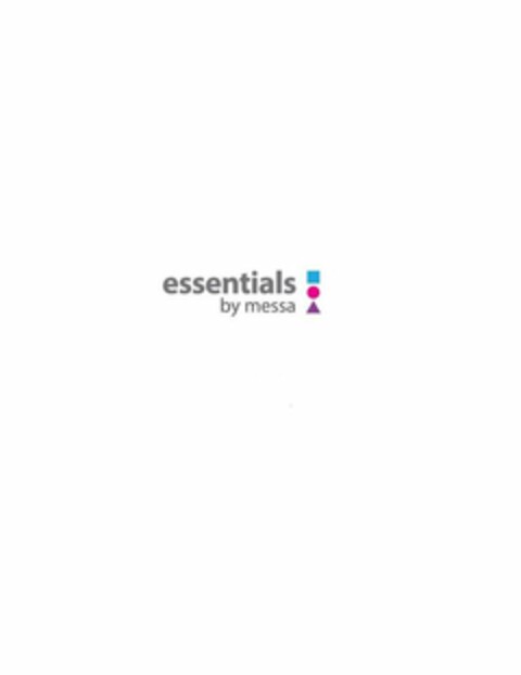 ESSENTIALS BY MESSA Logo (USPTO, 15.08.2018)