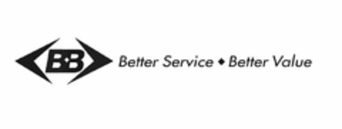 BB BETTER SERVICE BETTER VALUE Logo (USPTO, 31.10.2019)