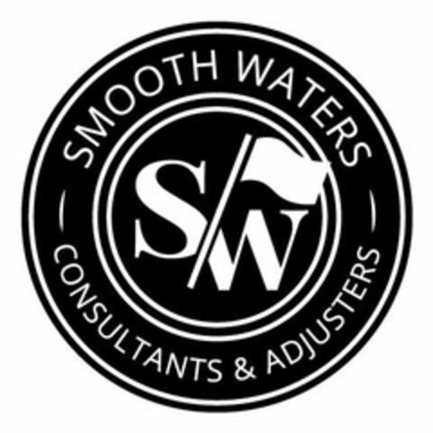 SW SMOOTH WATERS CONSULTANTS & ADJUSTERS Logo (USPTO, 27.03.2020)