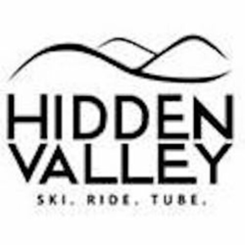 HIDDEN VALLEY SKI. RIDE. TUBE. Logo (USPTO, 02.07.2020)