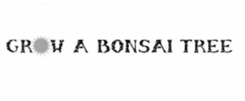 GROW A BONSAI TREE Logo (USPTO, 07/17/2020)