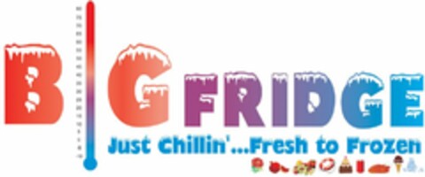 BIG FRIDGE JUST CHILLIN'...FRESH TO FROZEN 80 75 70 65 60 55 50 45 40 35 30 25 20 15 10 5 0 -5 -10 Logo (USPTO, 08.03.2009)