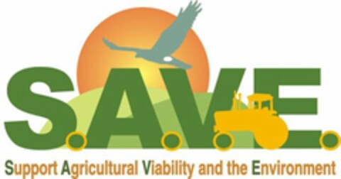 S.A.V.E. SUPPORT AGRICULTURAL VIABILITY AND THE ENVIRONMENT Logo (USPTO, 05.05.2009)