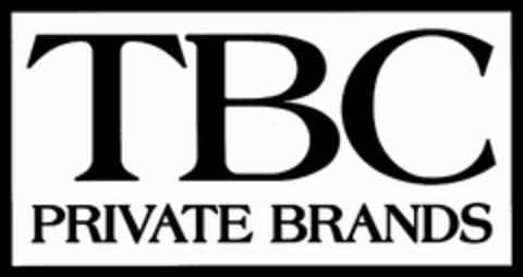 TBC PRIVATE BRANDS Logo (USPTO, 01.07.2009)