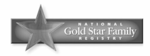 NATIONAL GOLD STAR FAMILY REGISTRY Logo (USPTO, 09/15/2009)