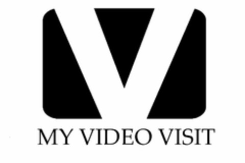 V MY VIDEO VISIT Logo (USPTO, 28.12.2009)