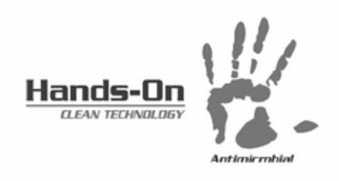 HANDS ON CLEAN TECHNOLOGY ANTIMICROBIAL Logo (USPTO, 02/18/2010)