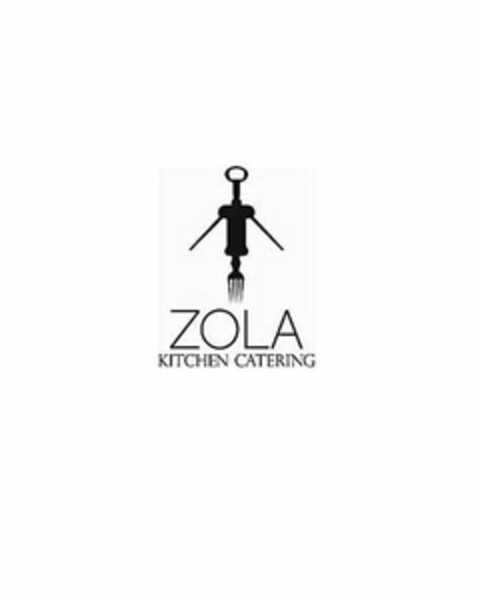 ZOLA KITCHEN CATERING Logo (USPTO, 23.08.2010)