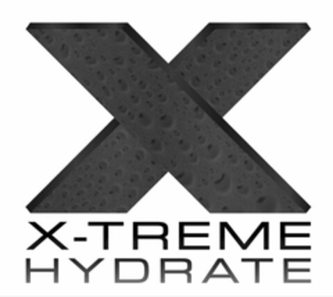 X X-TREME HYDRATE Logo (USPTO, 02/16/2011)