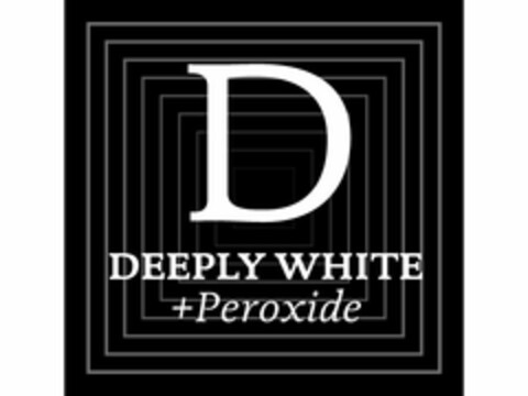 D DEEPLY WHITE +PEROXIDE Logo (USPTO, 22.08.2011)