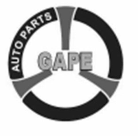 GAPE AUTO PARTS Logo (USPTO, 07.09.2011)