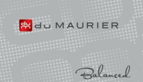 DUM DU MAURIER BALANCED Logo (USPTO, 10/28/2011)