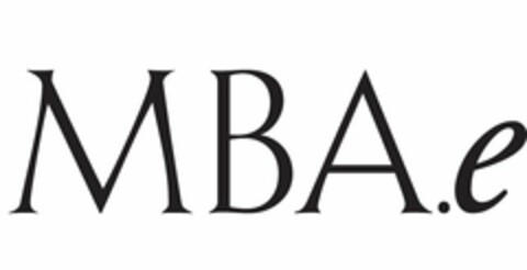 MBA.E Logo (USPTO, 01/03/2012)