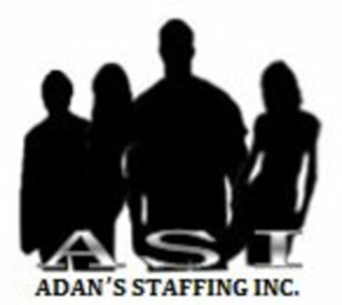 ASI ADAN'S STAFFING INC. Logo (USPTO, 01/24/2012)