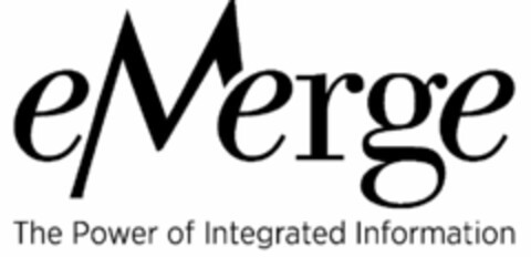 EMERGE THE POWER OF INTEGRATED INFORMATION Logo (USPTO, 26.11.2012)