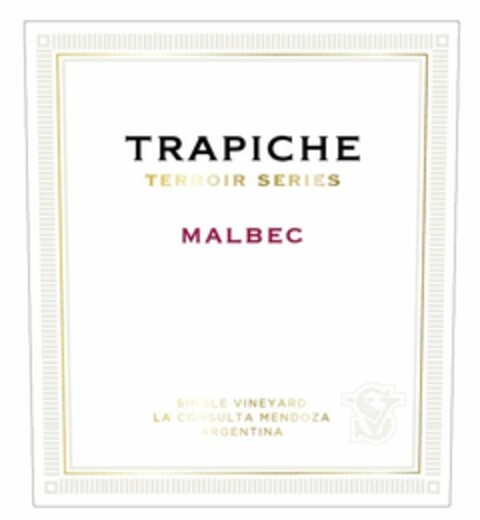 TRAPICHE TERROIR SERIES MALBEC SINGLE VINEYARD CONSULTA MENDOZA ARGENTINA Logo (USPTO, 27.03.2013)