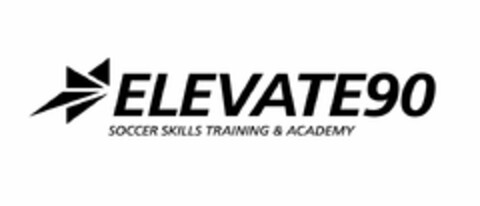 ELEVATE90 SOCCER SKILLS TRAINING & ACADEMY Logo (USPTO, 21.04.2014)