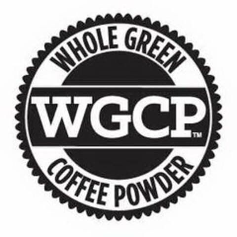 WGCP WHOLE GREEN COFFEE POWDER Logo (USPTO, 28.05.2014)