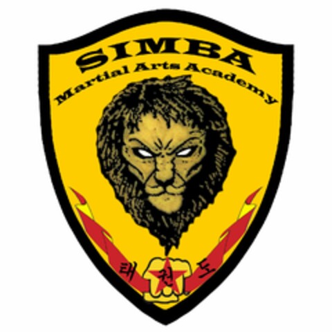 SIMBA MARTIAL ARTS ACADEMY Logo (USPTO, 27.05.2016)