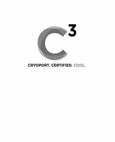 C3 CRYOPORT. CERTIFIED. COOL. Logo (USPTO, 06.09.2017)