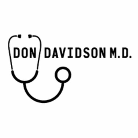 DON DAVIDSON M.D. Logo (USPTO, 21.09.2017)