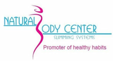 NATURAL BODY CENTER SLIMMING SYSTEMS PROMOTER OF HEALTHY HABITS Logo (USPTO, 09/26/2017)