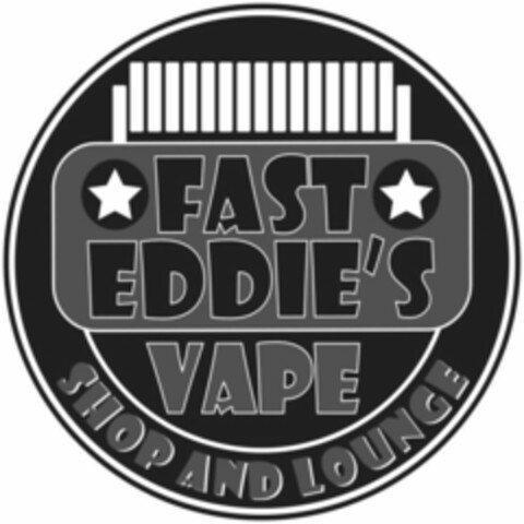 FAST EDDIE'S VAPE SHOP AND LOUNGE Logo (USPTO, 29.01.2018)