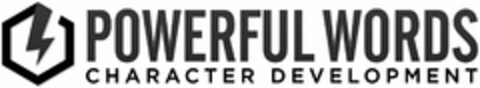 POWERFUL WORDS CHARACTER DEVELOPMENT Logo (USPTO, 20.02.2018)