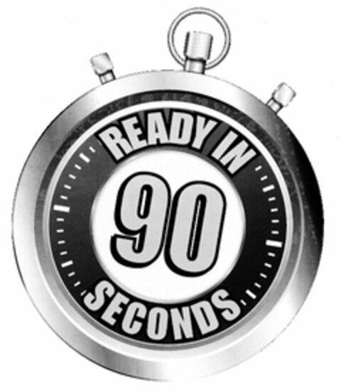 READY IN 90 SECONDS Logo (USPTO, 18.07.2018)