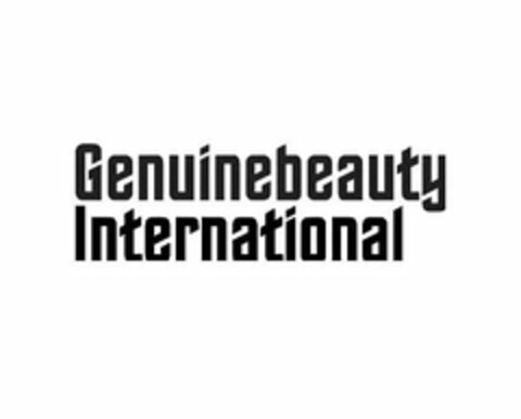 GENUINEBEAUTY INTERNATIONAL Logo (USPTO, 23.08.2018)