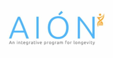 AIÓN AN INTEGRATIVE PROGRAM FOR LONGEVITY Logo (USPTO, 01/23/2019)