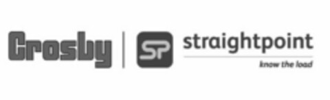 CROSBY SP STRAIGHTPOINT KNOW THE LOAD Logo (USPTO, 29.01.2019)