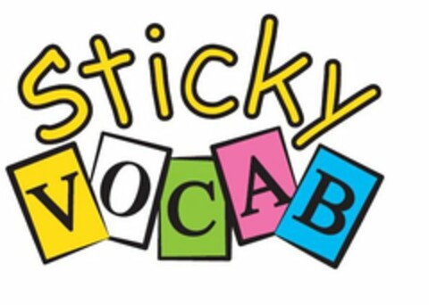 STICKY VOCAB Logo (USPTO, 03/08/2019)